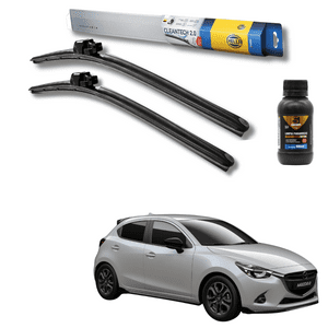 Plumillas Hella Cleantech Para Mazda 2 2016-2019