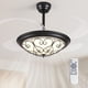 thumbnail image 1 of Ventilador de techo APBEAMLighting 122 cm negro LED regulable, 1 of 9