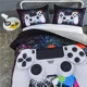 thumbnail image 1 of Gamepad Printed Duvet Cover Set, Games Video Controller Bedding Set For Bedroom Decor (1 Duvet Cover + 1/2 Pillowcase) Bed Sheets, 1 of 5