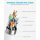 thumbnail image 5 of Cable Ethernet DDMALL 7,6 m 40 Gbps Blanco CAT8, 5 of 8