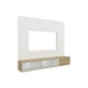 thumbnail image 2 of Panel TV 65" Dassel 150x132,5x29,6 Cm Blanco Y Fresno, 2 of 3