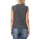 thumbnail image 3 of INSPIRE CHIC Chaleco Suéter para Mujer sin Mangas Cuello Redondo Abotonado Cárdigan Casual con Bolsillos S Gris, 3 of 6