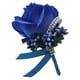 thumbnail image 3 of Estimulación Flor de rosa Broche Pin Ramillete de novia Pin Saphire, 3 of 5