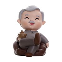 Magideal - Estatua De Abuela Y , Figura De Pareja De Ancianos, Decoración Para Tarta, Muñeca, Modelo De S, Adorno De Resina, Artesanía, Escultura Art , Abuelo