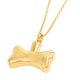 thumbnail image 4 of Colgante, Collar, Cadena, Pata De Perro, Hueso, Joyería Conmemorativa, Encanto, Oro, Blanco, 4 of 5