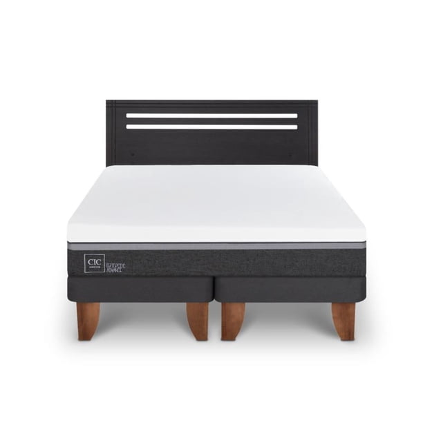 Cama Europea Europea Ortopedic Advance 2P Bd Respaldo Munich 2 Plaza Base Dividida