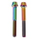 thumbnail image 5 of 2x M6 Titanium Ti Tornillo Carenado Perno Taper Cabeza Hexagonal Cónica Rainbow M6x40mm, 5 of 5