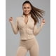 thumbnail image 3 of Chaqueta Deportiva Mujer Compresión Gym Fitness Entrenamiento con Líneas Blancas, 3 of 3