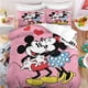 thumbnail image 1 of Mickey Minnie Pink Duvet Cover Disney Bedding Set Quilt Cover Duvet Covers Princess Style for Girls Children Gifts Decorations, 1 of 5