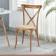thumbnail image 3 of Silla Crossback Madera Rattan Natural, 3 of 3