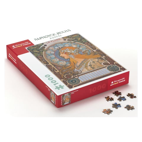 Pomegranate - Rompecabeza De Alphonse Mucha: Zodiac - 1000 Piezas