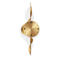 Genérico - Reloj Pared Hojas Doradas Decorativo Hogar Moderno Jhn