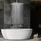thumbnail image 2 of 1pc Ultra-Thin Stainless Steel Rainfall Shower Head - Enhance Your Bathing Experience with a Soothing Spray, 2 of 5