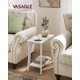 thumbnail image 2 of Mesa Lateral VASAGLE MAEZO 30x48x55 cm 2 Niveles Blanca, 2 of 6