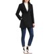 thumbnail image 2 of INSPIRE CHIC Abrigo de Invierno con Solapa y Botones para Mujer, Elegante para el Trabajo, Talla XL, Negro, 2 of 7