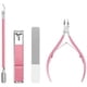 thumbnail image 2 of Set Manicure Feiworui Alicate Lima Acero Inoxidable Rosa, 2 of 3