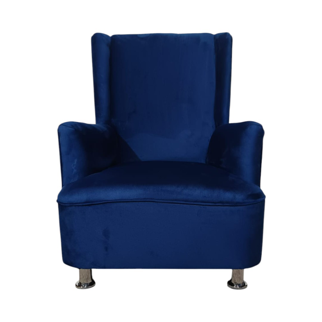 Diseños Valestrini - Poltrona Felpa Azul Marino