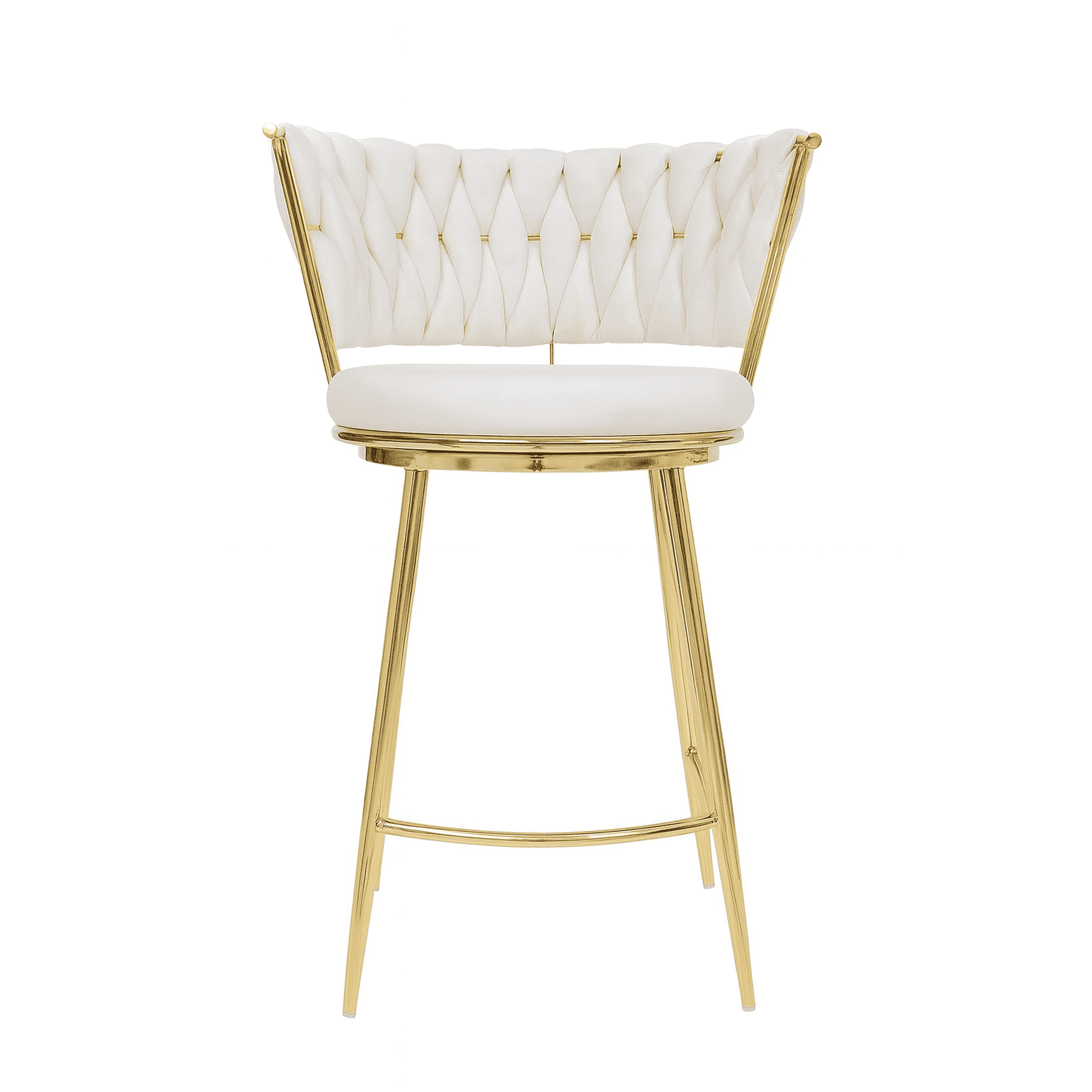 Habita2 Chile - Silla De Bar Queen 66cm Fijo - Blanc/crudo