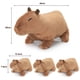 thumbnail image 2 of Peluche de carpincho con 4 crías de roedores, carpincho de peluche de animales salvajes para niñas y niños, regalo de Navidad y cumpleaños., 2 of 7