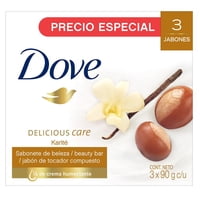 Jabón Barra Karite Y Vainilla 3 Un 90 Gr C/U Dove