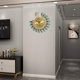 thumbnail image 3 of Reloj de Pared Silencioso FLEBLE JT18116 Dorado 38 cm Decorativo, 3 of 7
