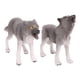 thumbnail image 3 of 2 Uds Figuritas De Lobo En Miniatura Para Regalo De Cumplea?os Coleccionables Ni?os Ni?as Gris, 3 of 5