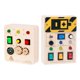 thumbnail image 1 of Luces Interruptor Juguete Aprendizaje Niños Pequeños Tablero Ocupado Para Niñas Niños Pequeños Fiesta Regalo, 1 of 2