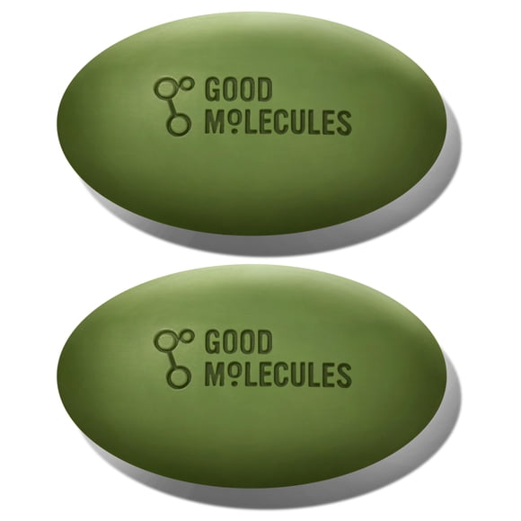 Good Molecules Barra Iluminadora Pack de 2 x 85 g, sin jabón