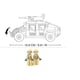 thumbnail image 5 of Jeep Auto ECH HUMVEE, compatible Lego, 5 of 6