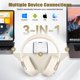 thumbnail image 2 of Auriculares TECKNET Híbridos ANC Bluetooth 6.0 Inalámbricos Blancos, 2 of 7