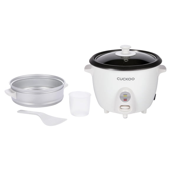 Arrocera CUCKOO CR-0601C de 6 tazas de arroz crudo, blanca
