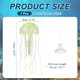 thumbnail image 2 of Decoración de Acuario Uxcell Medusa, Decoraciones para Peceras Medusa Acuario Brillante Falsa Medusa Adornos de Silicona, (Amarillo, M, 1 Pza), Destinado para Decoración de Tanque, 2 of 7