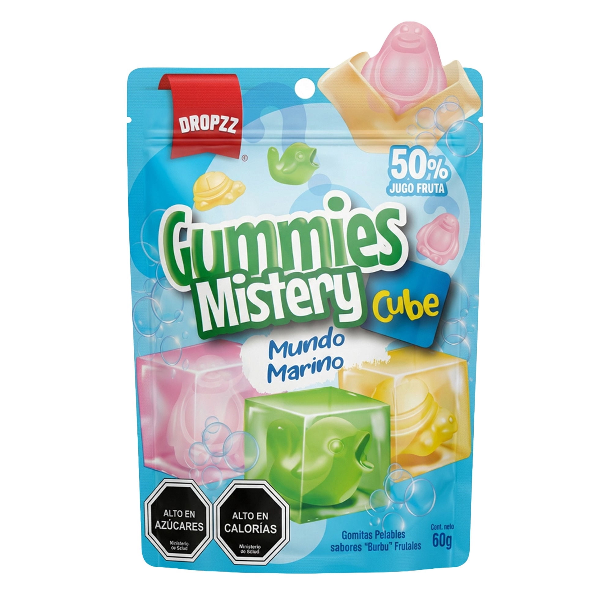 Gomita Mundo Marino Pelable 60 g Dropzz
