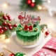 thumbnail image 4 of Adorno para tartas AMABAZR con tema de Feliz Navidad de Papá Noel, 4 of 5