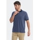 thumbnail image 2 of Polera Hombre Pique Rayas Logo Azul Marino, 2 of 4