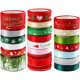 thumbnail image 1 of Cintas navideñas SANNIX, 20 piezas de varios tamaños, poliéster, 1 of 3