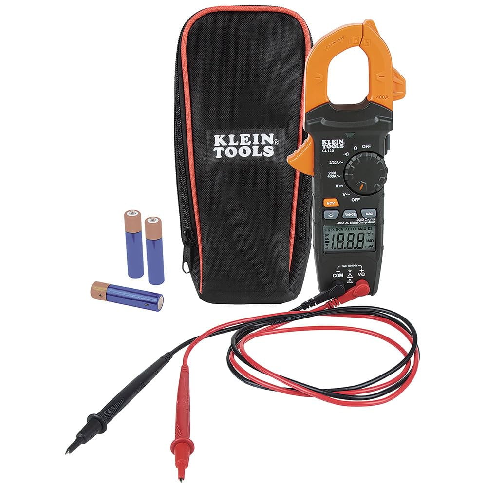 Pinza Amperimétrica Digital Klein Tools Cl120, 400 A, Tensión Ac/dc