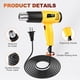 thumbnail image 4 of Pistola de calor VortecSys 1600W 4 boquillas 110V/120V, 4 of 7