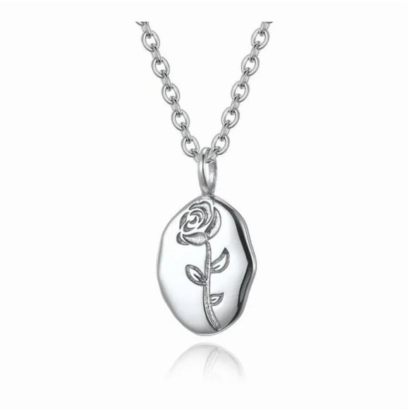 Collar de Rosa Gold and Silver para Damas Mujer