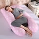 thumbnail image 2 of Almohada para embarazadas, almohada en forma de U desmontable y lavable, cojín grande, almohada de cintura, 2 of 5