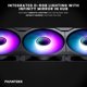 thumbnail image 4 of Ventiladores de refrigeración Phanteks M25-140 Gen2 Triple Pack 140 mm ARGB negros, 4 of 8