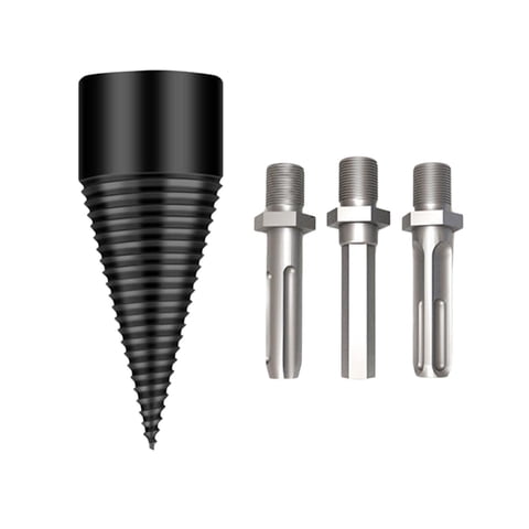 Ioensy - Broca Para Partir Troncos De Madera, Divisor Fácil Para Leña, Diámetro De 50Mm Para Acampar