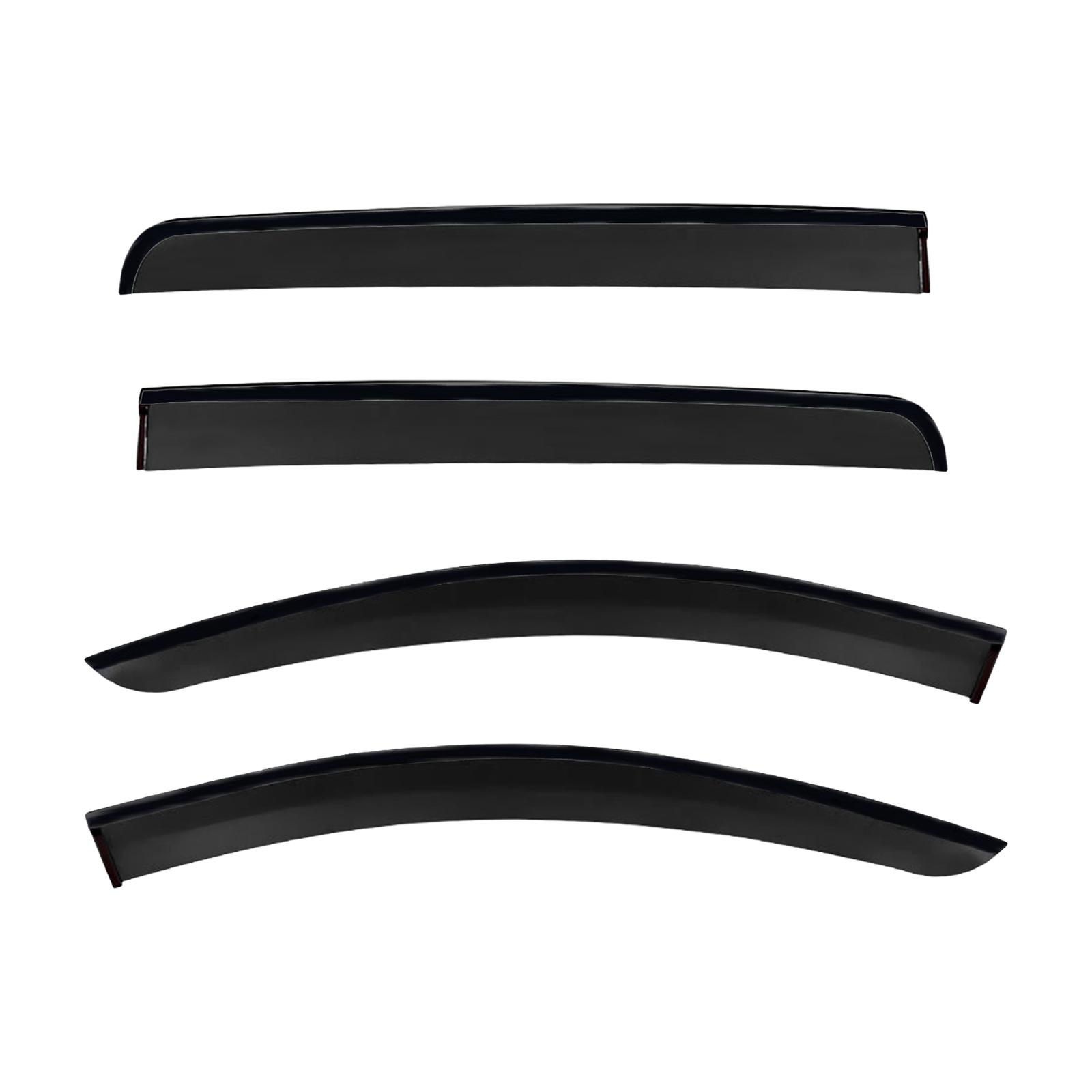 Magideal - 4X Deflectores De Viento Para Ventilación De Coche, Duraderos, Reemplaza Accesorios, Fácil Instalación, Viseras De Ventana, Protectores De Lluvia Para
