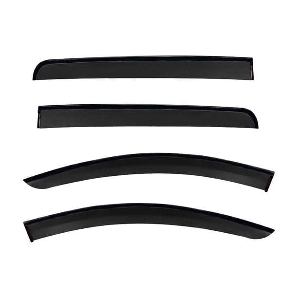 4x deflectores de viento para ventilación de coche, duraderos, reemplaza accesorios, fácil instalación, viseras de ventana, protectores de lluvia para