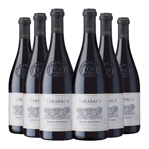 Tarapaca - 6 Vinos Tarapacá Gran Reserva Cabernet Sauvignon 750Cc