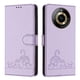 thumbnail image 5 of Funda tipo cartera FOXDOCK para Realme 11 4G con soporte, ranuras, RFID, diseño de gato, 5 of 5