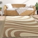 thumbnail image 2 of Alfombra Moderna 16x16 cm Polipropileno Beige, 2 of 3