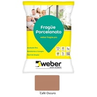 Weber - Fragüe Porcelanato 1Kg Café Oscuro