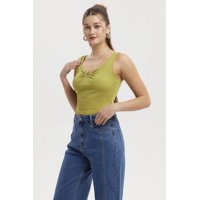 Fashionspark - Polera Mujer Argolla Verde