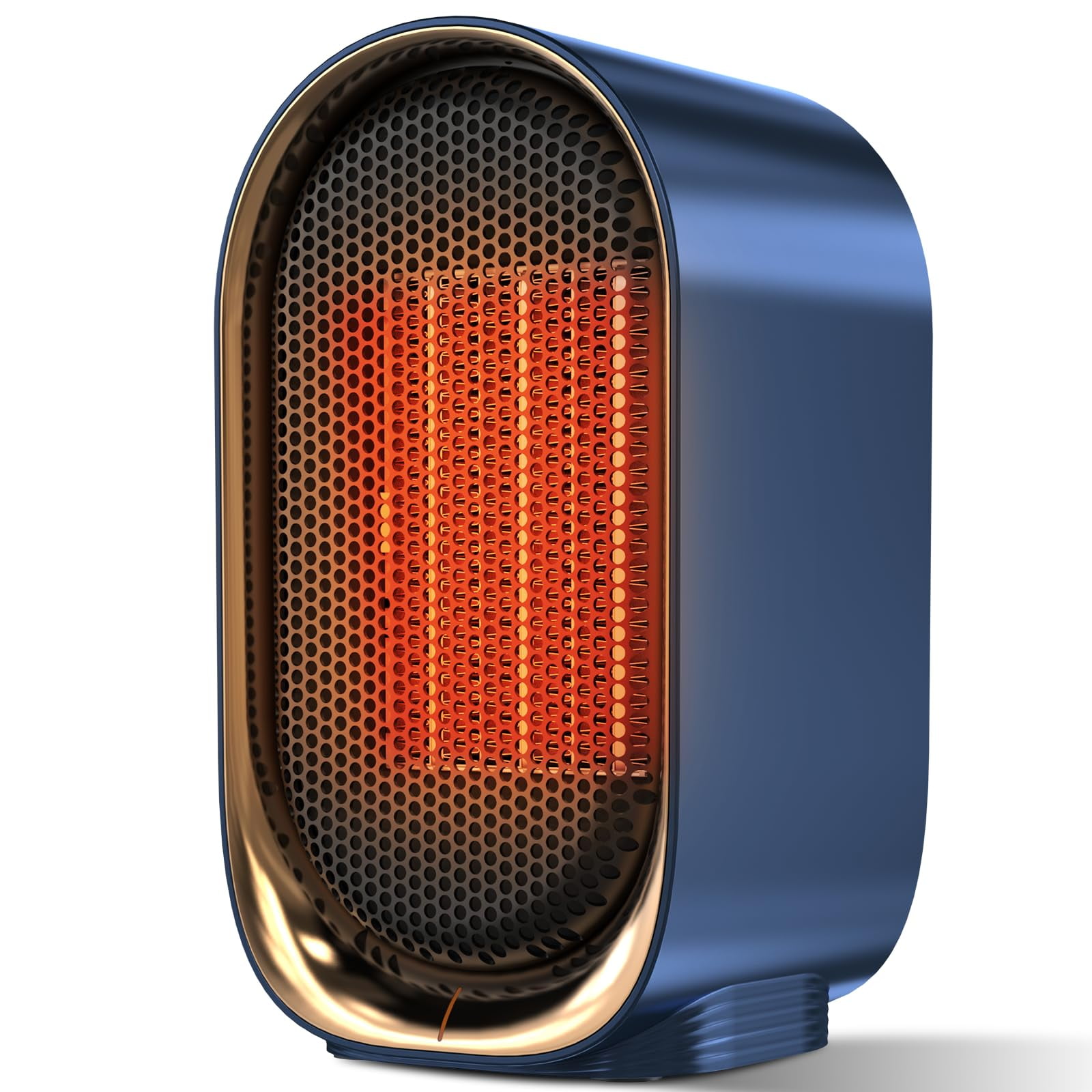 Calefactor Portátil Qqt De Cerámica 1000 W Para Interiores, Azul
